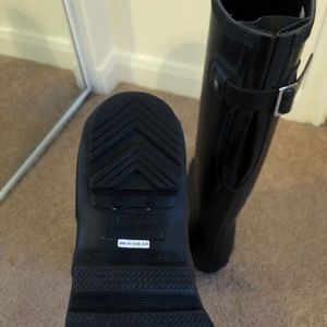 Hunter Rain boots / Black Matte size 8